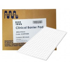 Cello Clinical Large Barrier Pads / Dental Bibs - White - 4 Ply - 315 x 500mm - 500/Ctn (ACBPX500)